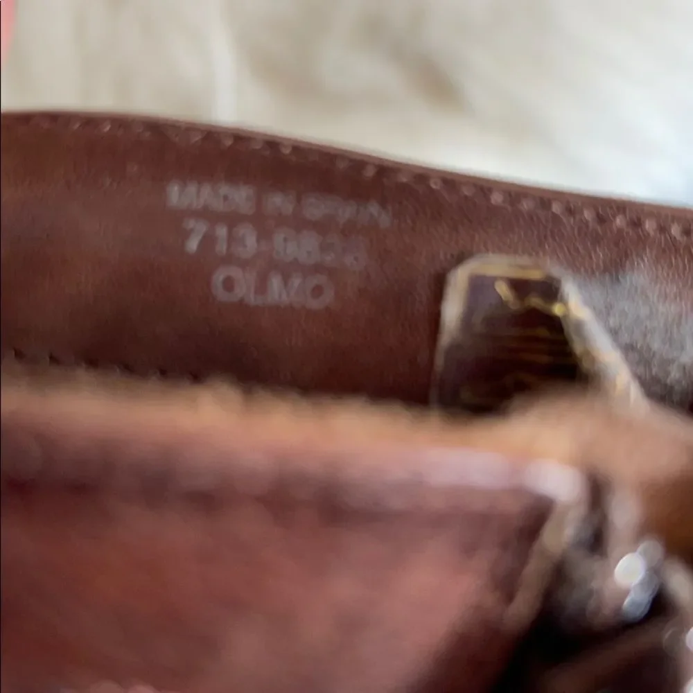 Pikolinos Olmo Brown Quilted Leather Booties Sz 39‎
